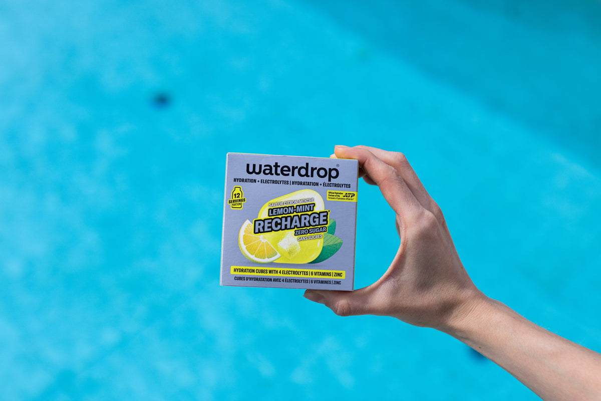 waterdrop® Lemon-Mint Recharge Microlyte Hydration Cubes, 12 Servings