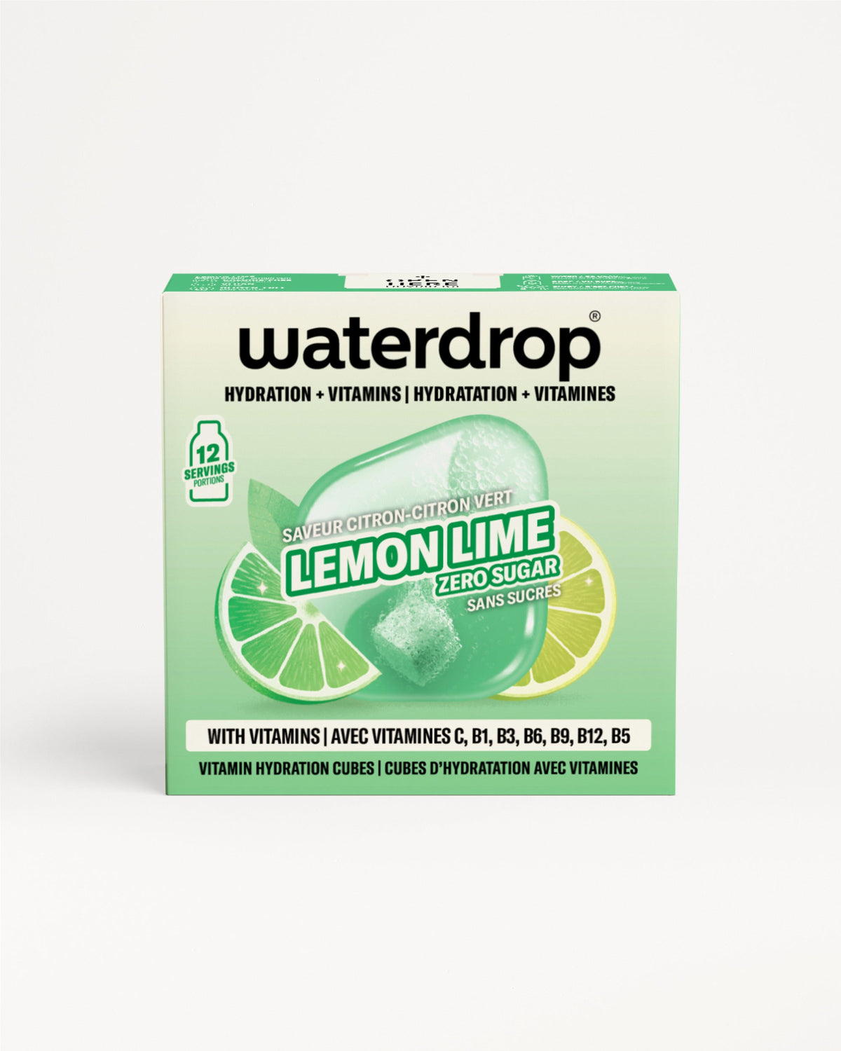 waterdrop® Lemon-Lime Microdrink Hydration Cubes, 12 Servings