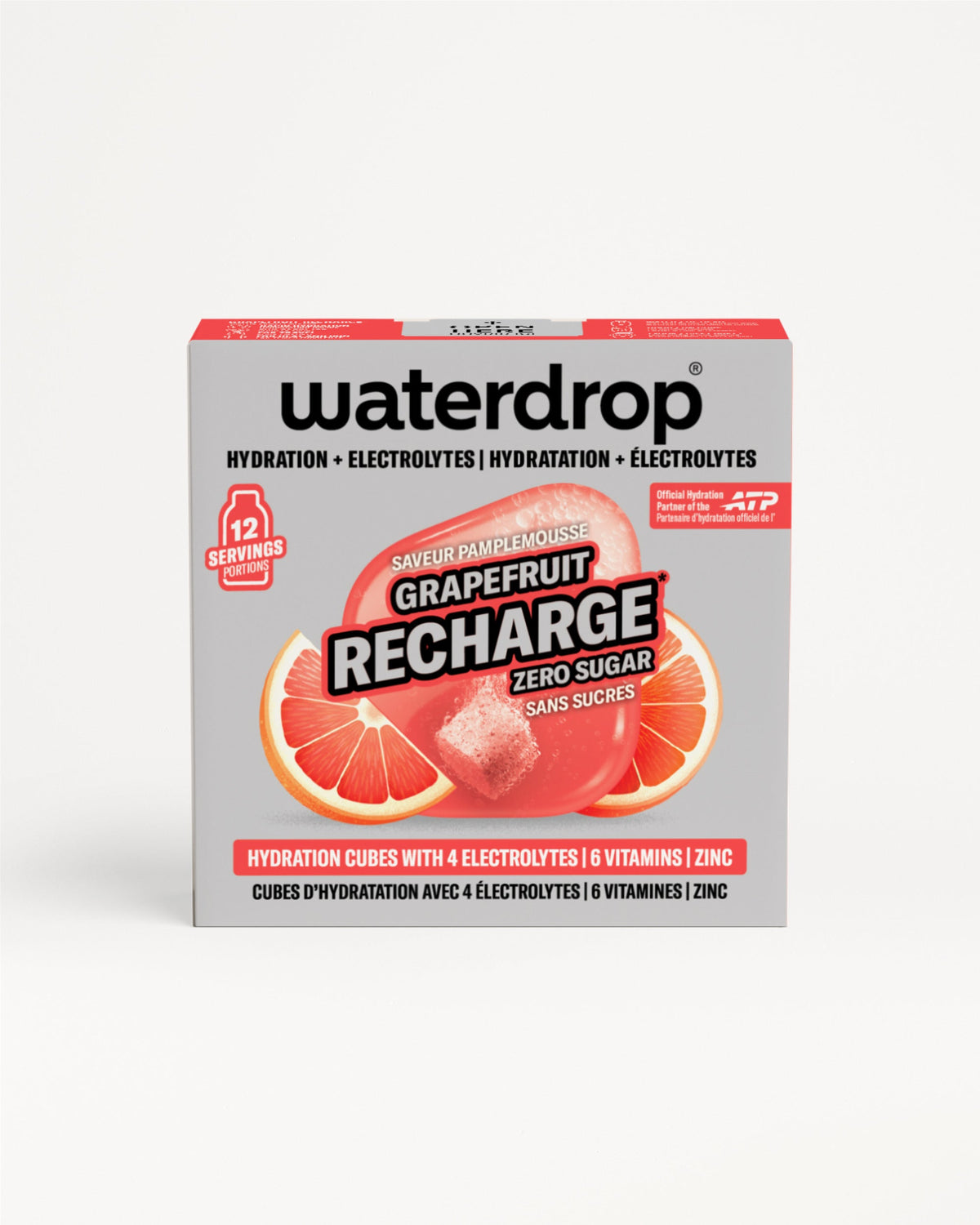 waterdrop® Grapefruit Microlyte Hydration Cubes, 12 Servings