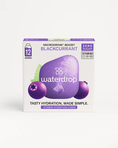 waterdrop® Blackcurrant Microdrink Hydration Cubes, 12 Servings