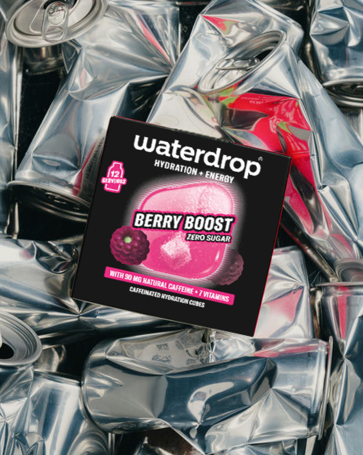 waterdrop® Berry Boost Microenergy Hydration Cubes, 12 Servings