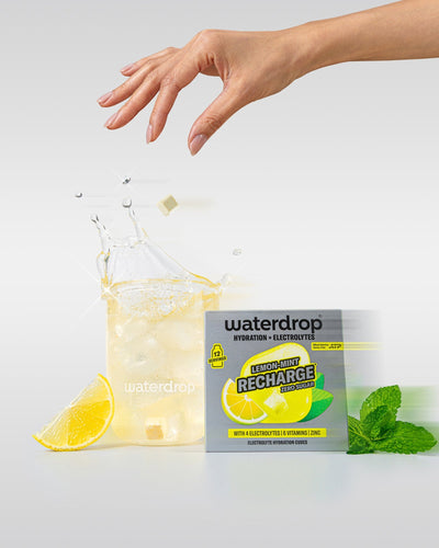 waterdrop® Lemon-Mint Recharge Microlyte Hydration Cubes, 12 Servings