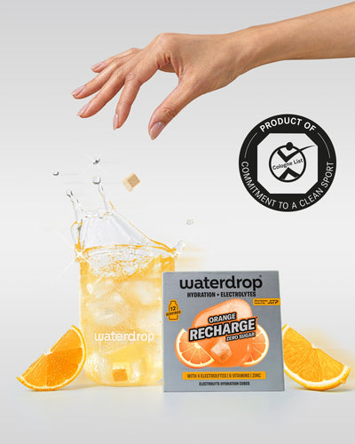 waterdrop® Orange Recharge Microlyte Hydration Cubes, 12 Servings