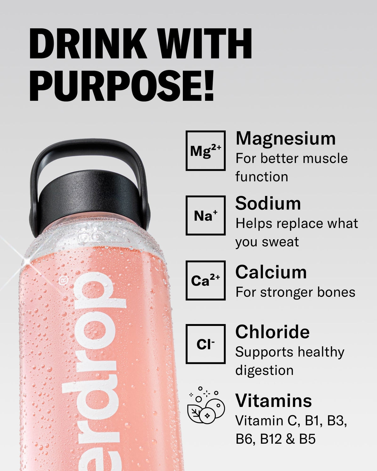 waterdrop® Strawberry Microlyte Hydration Cubes, 12 Servings