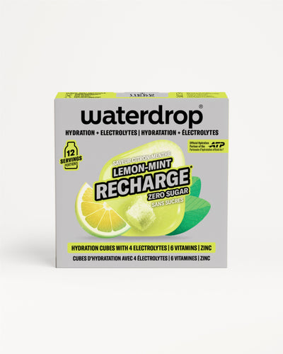 waterdrop® Lemon-Mint Recharge Microlyte Hydration Cubes, 12 Servings