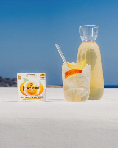 waterdrop® Ice Tea Peach Microdrink Hydration Cubes, 12 Servings